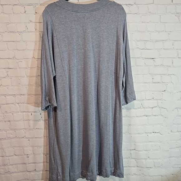 J.jill Tranquility Fleece Top In Blue Size XL - Picture 7 of 9